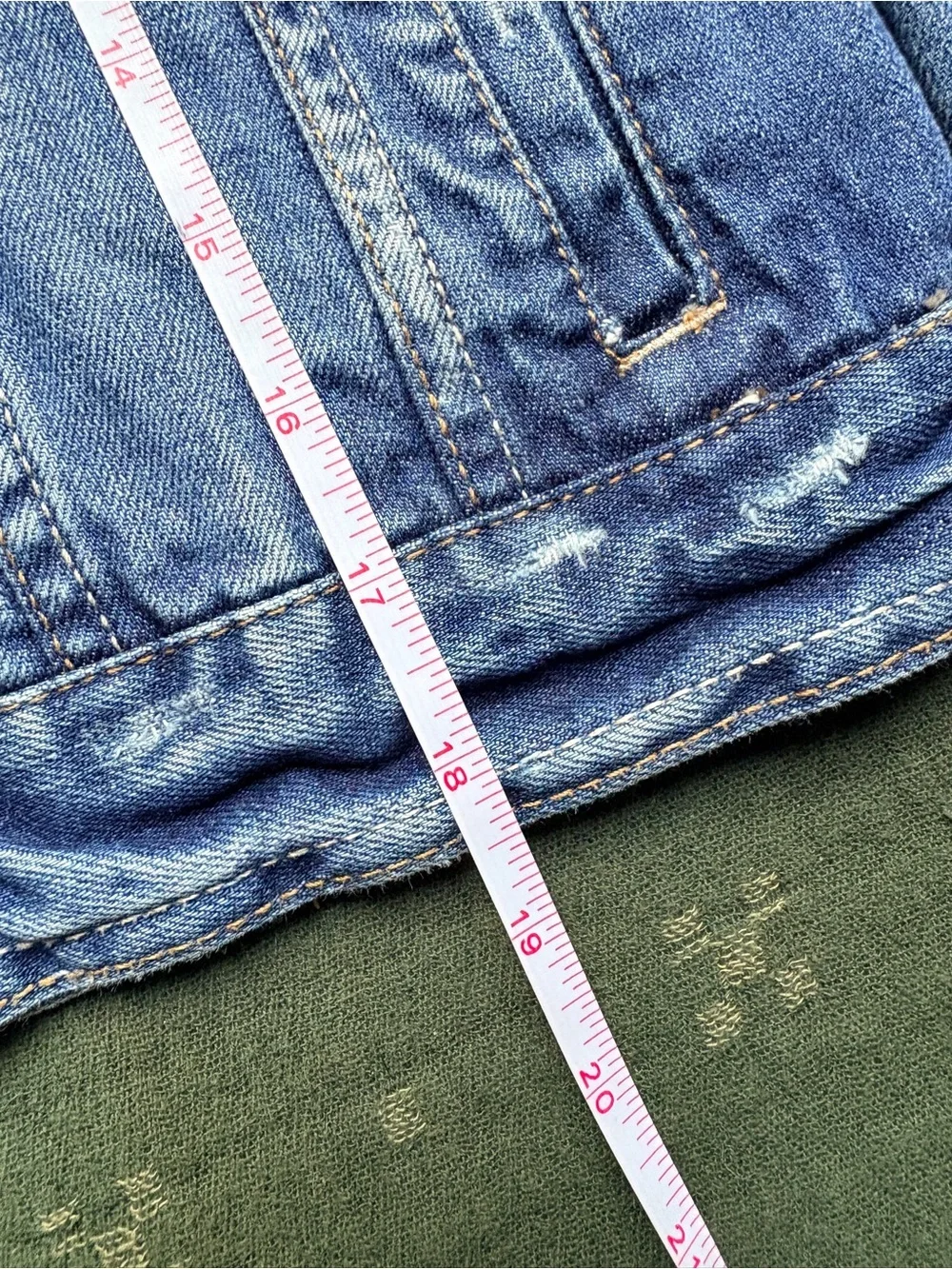 Aeropostale Cropped Blue Denim Jacket - Classic Jean Jacket
